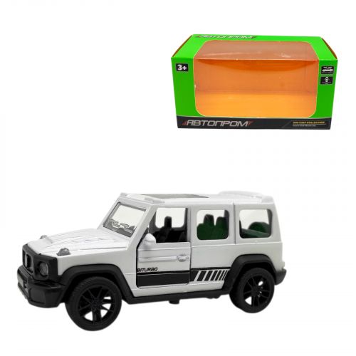 Машина АВТОПРОМ 1:39 MERCEDES G500 (БІЛИЙ)  мініатюра фото 1