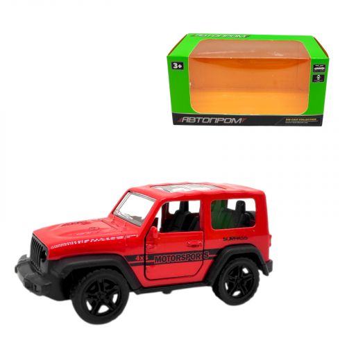 Машина АВТОПРОМ 1:39 JEEP (ЧЕРВОНИЙ)  мініатюра фото 1