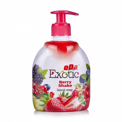 Рідке мило "Ода Exotic" дозатор, 300г, Ягідний шейк  мініатюра фото 1