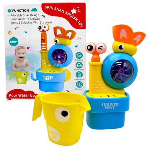 Уцінка. Іграшка для купання 52121 "Равлик" в коробці р.18x9x22 см YG Toys - Дірка в коробці фото