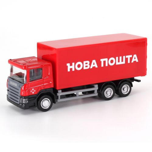 Автомодель - SCANIA НОВА ПОШТА  мініатюра фото 1