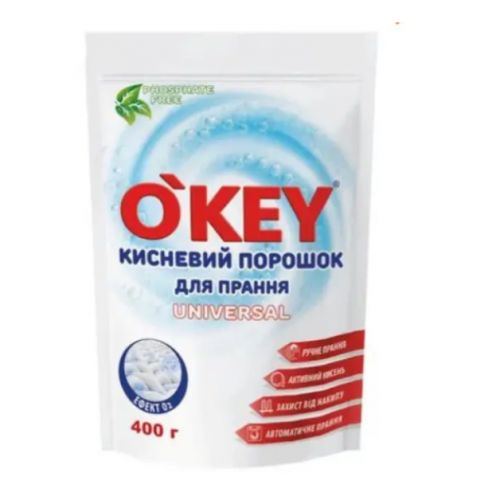 OKEY кисневий порошок 400г дой-пак  мініатюра фото 1