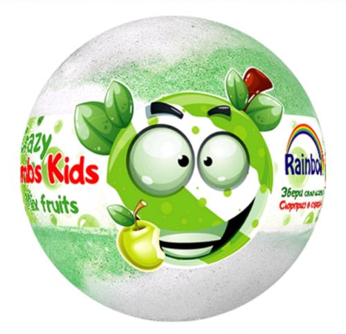 Аква Шайн Crazy Bombs Kids бомба д/ванн 100г Фруктовий мікс  мініатюра фото 1