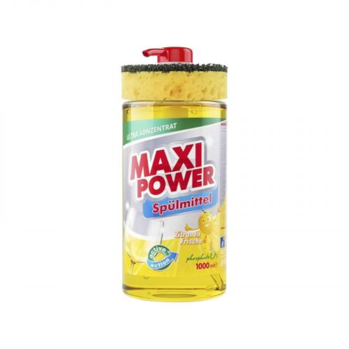 MAXI POWER Засіб для миття посуду Лимон 1л  мініатюра фото 1 MAXI POWER Засіб для миття посуду Лимон 1л  мініатюра фото 1
