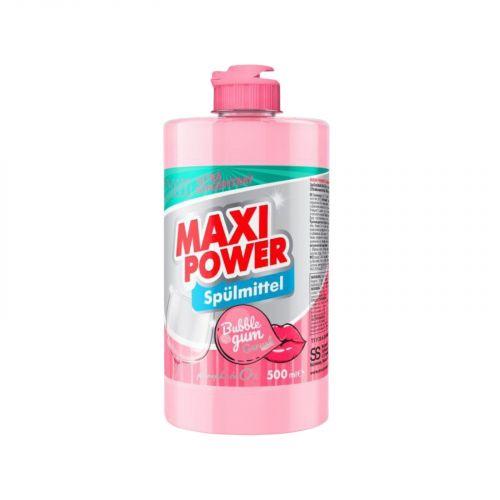 MAXI POWER Засіб для миття посуду Бабл Гам 500мл  мініатюра фото 1 MAXI POWER Засіб для миття посуду Бабл Гам 500мл  мініатюра фото 1