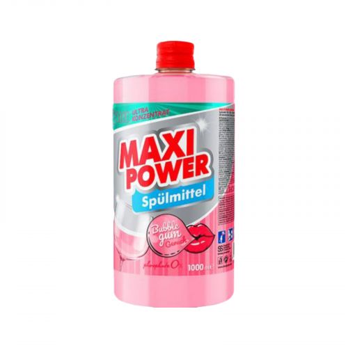 MAXI POWER Засіб для миття посуду Бабл Гам 1л запаска  мініатюра фото 1 MAXI POWER Засіб для миття посуду Бабл Гам 1л запаска  мініатюра фото 1