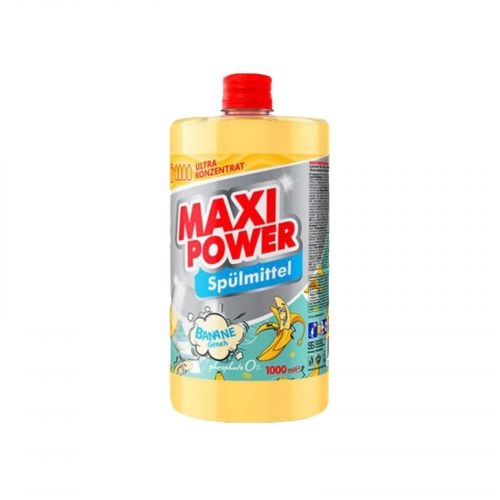 MAXI POWER Засіб для миття посуду Банан 1л запаска  мініатюра фото 1 MAXI POWER Засіб для миття посуду Банан 1л запаска  мініатюра фото 1