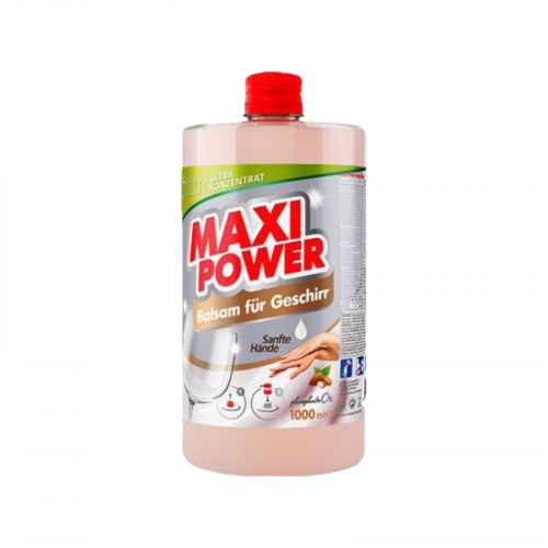 MAXI POWER Засіб-бальзам для миття посуду Мигдаль 1л запаска  мініатюра фото 1 MAXI POWER Засіб-бальзам для миття посуду Мигдаль 1л запаска  мініатюра фото 1