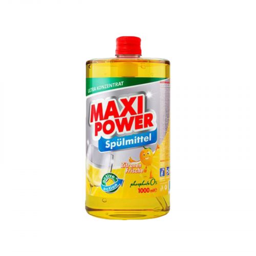 MAXI POWER Засіб для миття посуду Лимон 1л запаска  мініатюра фото 1 MAXI POWER Засіб для миття посуду Лимон 1л запаска  мініатюра фото 1