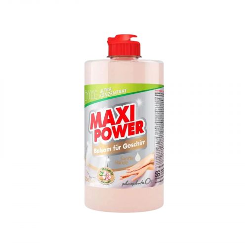 MAXI POWER Засіб-бальзам для миття посуду Мигдаль 500мл  мініатюра фото 1 MAXI POWER Засіб-бальзам для миття посуду Мигдаль 500мл  мініатюра фото 1