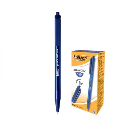 BIC Ручка Round Stic Clic Синя 1шт мініатюра фото 1 BIC Ручка Round Stic Clic Синя 1шт мініатюра фото 1