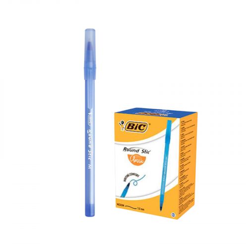 BIC Ручка Round Stic Синя 1шт мініатюра фото 1 BIC Ручка Round Stic Синя 1шт мініатюра фото 1