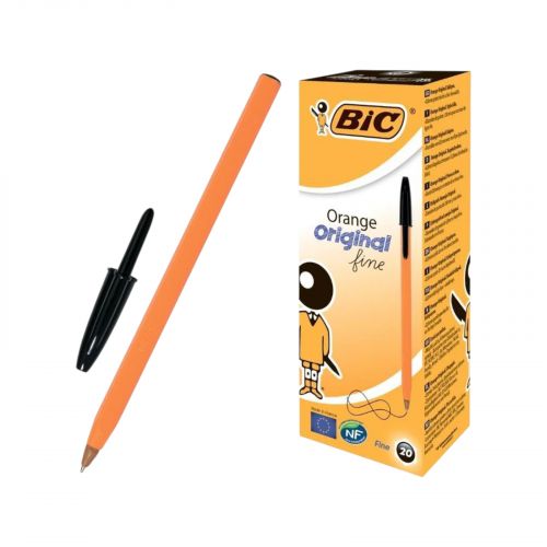 BIC Ручка Оrange Чорна 1шт мініатюра фото 1 BIC Ручка Оrange Чорна 1шт мініатюра фото 1