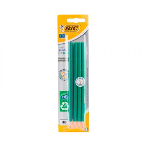 BIC Олівець Evolution Чг 650 НВ без гум.  4 бл.  мініатюра фото 1