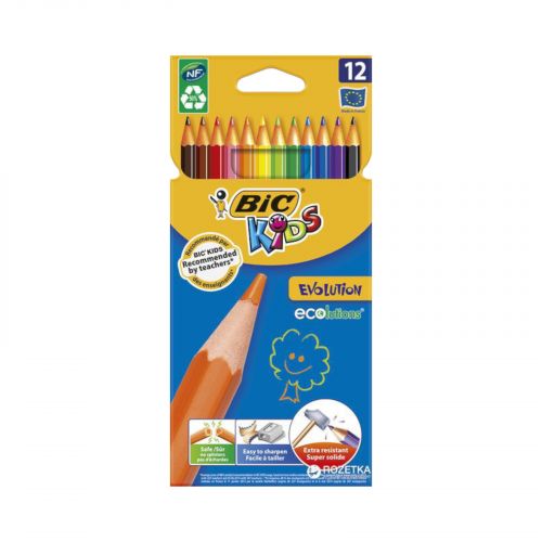 BIC Олівці Kids Evolution 12 уп.  мініатюра фото 1