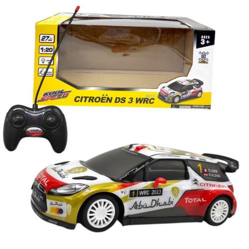 Машинка на радіокеруванні "CITROEN DS 3 WRC" на батарейках 1:20 (29,8x15,5x14 см)  мініатюра фото 1