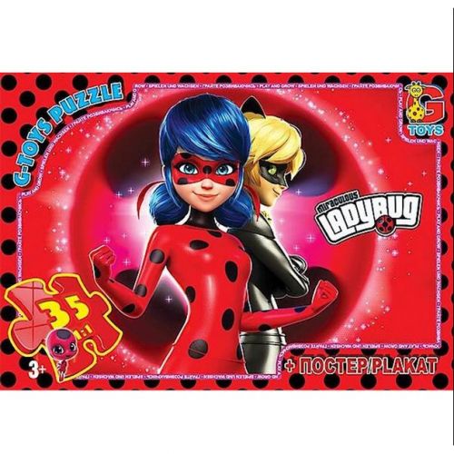 Пазли із серії "Леді Баг", 35 ел  мініатюра фото 1