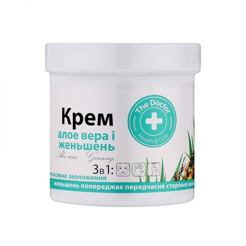 The Doctor Health  Care крем 250мл алое вера та женьшень  мініатюра фото 1