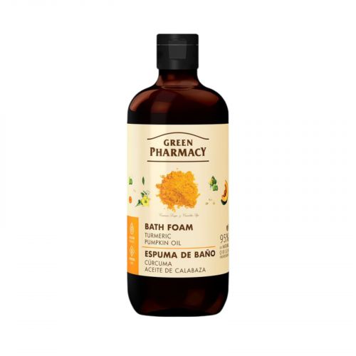 Green Pharmacy пена д/ванн 500мл куркума и тыквенное масло  мініатюра фото 1 Green Pharmacy пена д/ванн 500мл куркума и тыквенное масло  мініатюра фото 1