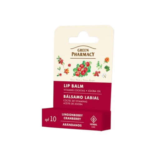 Green Pharmacy бальзам д/губ 3,6г витаминная брусника и клюква мініатюра фото 1 Green Pharmacy бальзам д/губ 3,6г витаминная брусника и клюква мініатюра фото 1