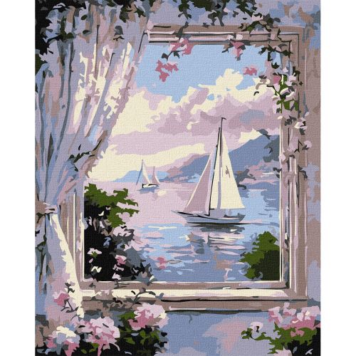 Картина за номерами "Чарівна гавань" 40х50см  мініатюра фото 1