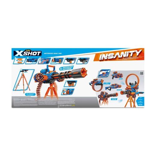 Швидкострільний бластер X-SHOT Insanity-Berzerko 8 Shot (48 патронів) мініатюра фото 1 Швидкострільний бластер X-SHOT Insanity-Berzerko 8 Shot (48 патронів) мініатюра фото 1