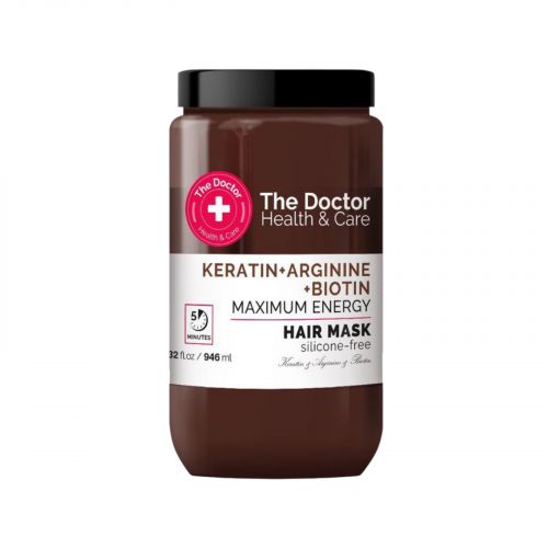 The Doctor маска д/вол.  946мл Кератин и аргинин  мініатюра фото 1 The Doctor маска д/вол.  946мл Кератин и аргинин  мініатюра фото 1