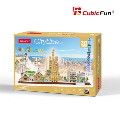 ТРИВИМIРНА ГО ЛОВОЛОМКА-КОНСТРУКТОР CITY LINE BARCELONA  мініатюра фото 1 ТРИВИМIРНА ГО ЛОВОЛОМКА-КОНСТРУКТОР CITY LINE BARCELONA  мініатюра фото 1