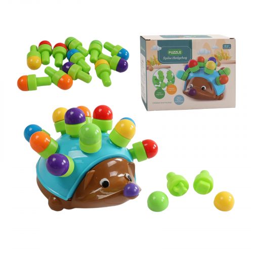 Логический еж 12 иголочек, цифры, в коробке  мініатюра фото 1 Логический еж 12 иголочек, цифры, в коробке  мініатюра фото 1