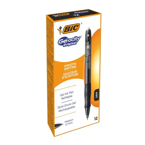 BIC Ручка Джелосіті Орідж Чорна 1шт  мініатюра фото 1