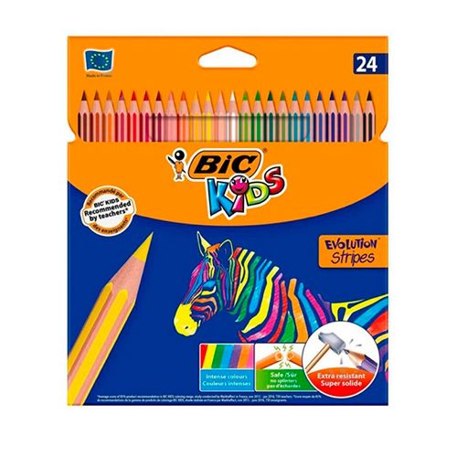 BIC Олівець Kids Evolution Stripes 24 уп.  мініатюра фото 1