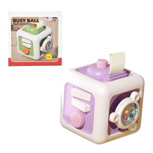 Бизиборд в коробке, (фиолетовый)  мініатюра фото 1 Бизиборд в коробке, (фиолетовый)  мініатюра фото 1