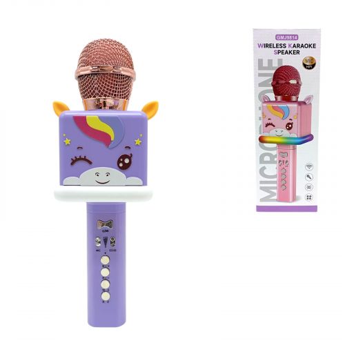 Микрофон ЕДИНОРОЖКА (ФИОЛЕТОВАЯ)  мініатюра фото 1 Микрофон ЕДИНОРОЖКА (ФИОЛЕТОВАЯ)  мініатюра фото 1