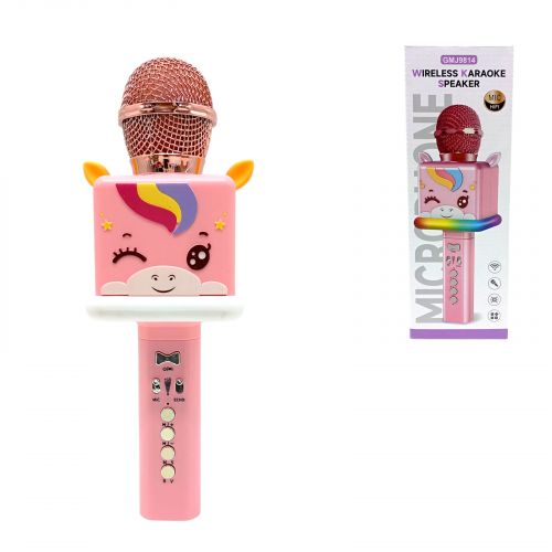 Микрофон ЕДИНОРОЖКА (РОЗОВАЯ)  мініатюра фото 1 Микрофон ЕДИНОРОЖКА (РОЗОВАЯ)  мініатюра фото 1