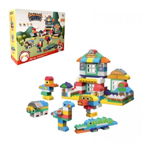 Уценка.  Конструктор мягкий (резиновый) 151дет. кор. 38*10,5*29 - Примята упаковка  мініатюра фото 1 Уценка.  Конструктор мягкий (резиновый) 151дет. кор. 38*10,5*29 - Примята упаковка  мініатюра фото 1