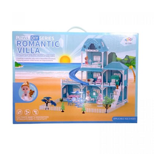 Уценка.  Кукольный дом с куклами, мебелью и аксесс. кор. 45,8*13,5*33,5 - Примята упаковка  мініатюра фото 1 Уценка.  Кукольный дом с куклами, мебелью и аксесс. кор. 45,8*13,5*33,5 - Примята упаковка  мініатюра фото 1