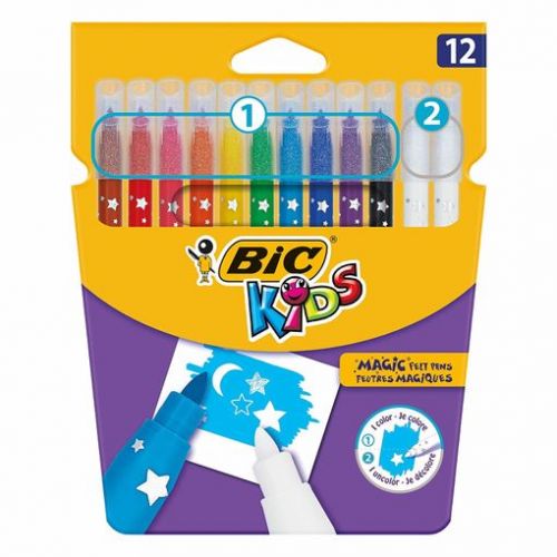 Фломастери BIC Magic 12 шт.  мініатюра фото 1