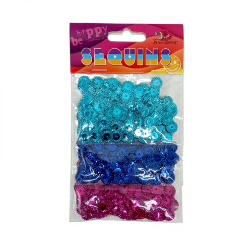 Блискітки, 10мм, 5г*3 пакетики  мініатюра фото 1