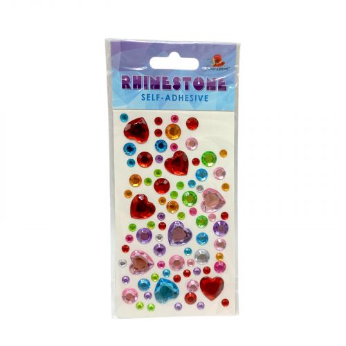 Стрази самоклеючі, 13*7,5см  мініатюра фото 1