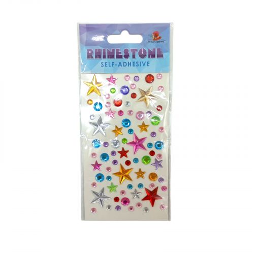 Стрази самоклеючі, 13*7,5см  мініатюра фото 1