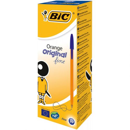 Кулькова ручка BIC Orange, 20 уп.  мініатюра фото 1