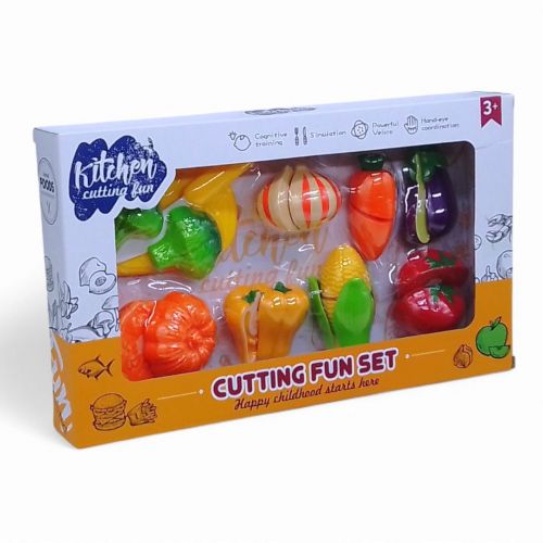 Уценка.  Набор игровой "Резка овощей и фруктов", на липучках (вид 2) - Пошкоджена упаковка  мініатюра фото 1 Уценка.  Набор игровой "Резка овощей и фруктов", на липучках (вид 2) - Пошкоджена упаковка  мініатюра фото 1