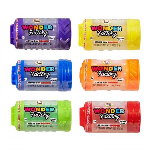 Незасихаюча маса для ліплення WONDER FACTORY - СВІТ КОЛЬОРУ І ФОРМИ (в асорт. , Дисп. )  мініатюра фото 1 Незасихаюча маса для ліплення WONDER FACTORY - СВІТ КОЛЬОРУ І ФОРМИ (в асорт. , Дисп. )  мініатюра фото 1