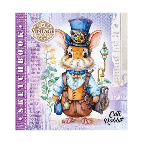 Скетчбук  36 аркушів, (CUTE RABBIT)  мініатюра фото 1
