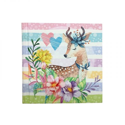 Скетчбук, 48 арк. ,100х100 мм.  (ОЛЕНЯ)  мініатюра фото 1