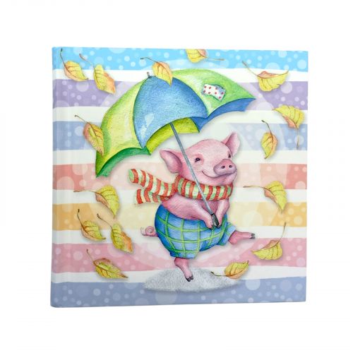 Скетчбук, 48 арк. ,10х10 (ПОРОСЯТКО)  мініатюра фото 1