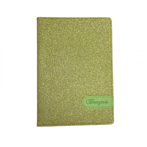 Блокнот Кожзам, А5, 80аркушів, клітинка (ЗОЛОТИСТИЙ)  мініатюра фото 1