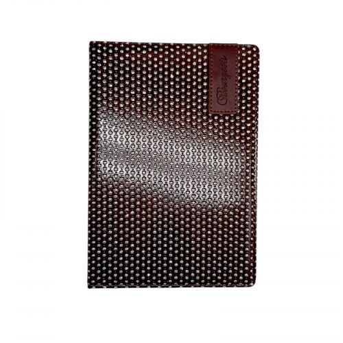 Блокнот Кожзам, А5, 80аркушів, клітинка (КОРИЧНЕВИЙ)  мініатюра фото 1