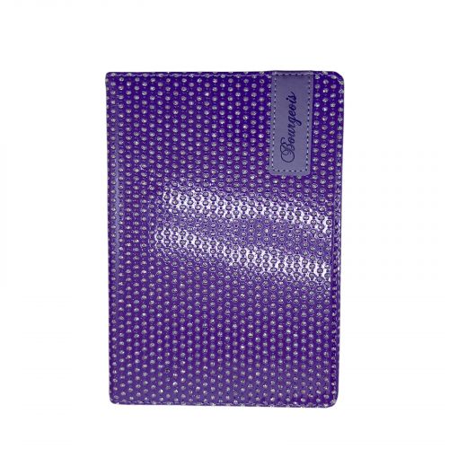 Блокнот Кожзам, А5, 80аркушів, клітинка (ФІОЛЕТОВИЙ)  мініатюра фото 1