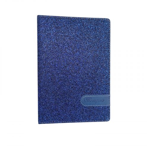 Блокнот Кожзам, А5, 80аркушів, клітинка (СИНІЙ)  мініатюра фото 1